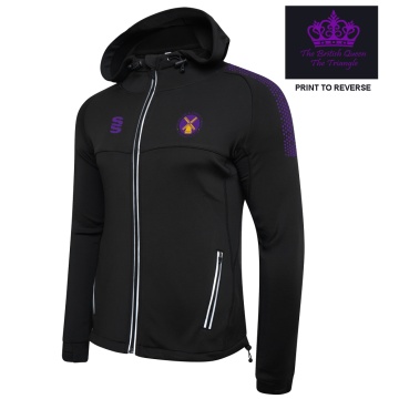 Dual Full Zip Hoody : Black