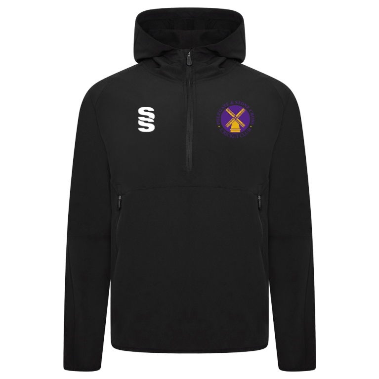 Dual Elite 1/4 Zip Hoody / Rain Jacket : Black